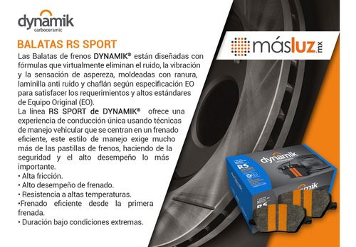 Balatas Rs Sport Del Fiat Idea L4 1.4l 07/10 Dynamik Foto 6