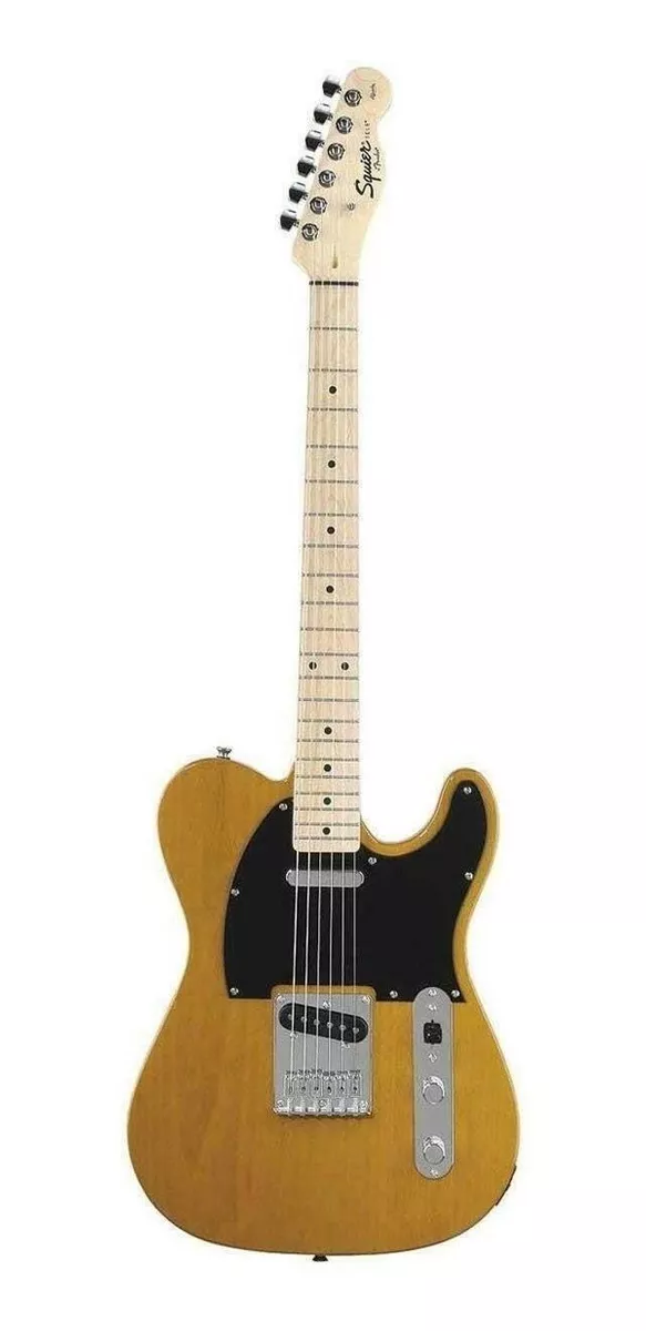 Guitarra Eléctrica Squier By Fender Affinity Series Telecaster De Álamo Butterscotch Blonde Laca Poliuretánica Con Diapasón De Arce