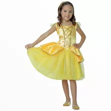 Disfraz Vestido Princesa Bella Disney Fiesta