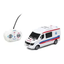 Ambulancia Control Remoto Con Luces Juguetes A Pila | Ero