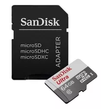 2x Cartão De Memória Micro Sd 64gb Classe 10 Sandisk