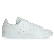 Tenis Moderno Cano Baixo adidas Branco Verde Limão Envio Ja