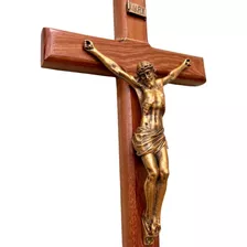 Crucifixo Parede - Cruz 30cm / Corpo Do Cristo Resina 18cm