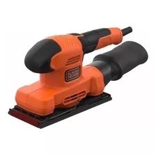 Lixadeira Orbital Black+decker Bew220 Preta E Laranja 150w 127v