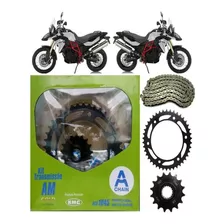 Kit Tração Bmw F800 Gs 2011 2012 2013 Original Kmc Am Gold