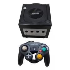 Nintendo Gamecube 1.5gb Standard Cor Jet Black +cartoes Sd + Com Controle +jogos