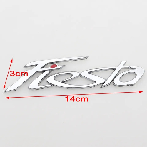 Logo Emblema Para Ford Fiesta 14x3cm Foto 2