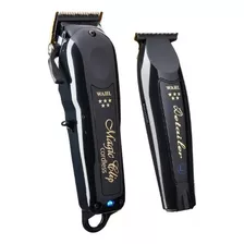 Wahl® Barber Combo Black Cordless Magic Clip + Detailer Li Color Negro