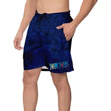 Short Masculino Infantil One Piece Bermuda Tactel Verão Top