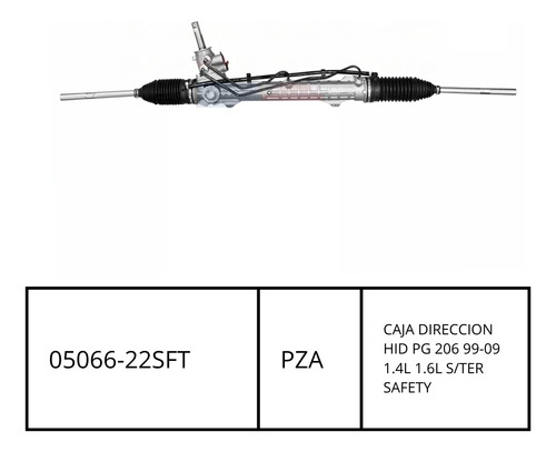 Caja Direccion Hid Peugeot 206 99-09 1.4l 1.6l S/ter Safety Foto 2