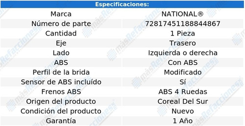 Maza Tras Izquierda O Derecha Optra 04 Al 07 National Foto 3