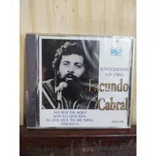 Facundo Cabral Recuerdos De Oro Cd #563