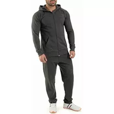 Everlast V37200 Conjunto Deportivo Felpa Hombre, Gris