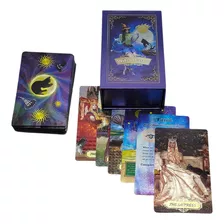 Baralho Tarô Dourado Gold Tarot 78 Cartas Luxuoso Das Bruxas