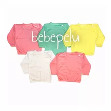 Pack 6 Camisetas Bebé Algodón Niño O Niña ( 0-24 Meses)