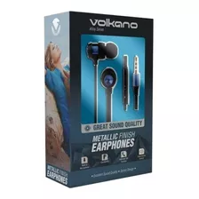 Auriculares In Ear Volkano Alloy Azul - Mosca
