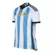 Camiseta Seleccion Argentina Original 3 Estrellas Parche 