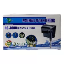 Filtro Externo P/acuarios Mochila Rs 4000 10 W 1600 L/hora