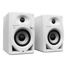 Par De Monitor De Audio Pioneer Dj Dm 40d Bt Branco Com Nf