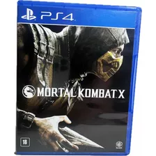 Playstation Ps4 Mortal Kombat X Original Completo Impecável