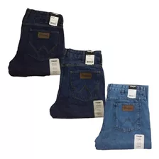 Combo 3 Calça Jeans 100% Algodão Reta Masculina Tradicional