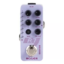 Pedal Guitarra Mooer Reverb R7 Com 7 Efeitos Clássicos