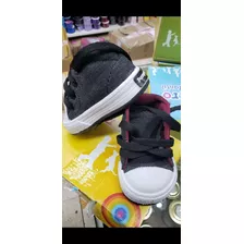 Zapatillas Pampero Para Bebés Jeans Negro