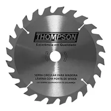 Lamina Serra Circular Videa Madeira 110mm 4.3/8 24d Thompson