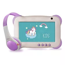 Tablet Con Audífonos Para Niños 7 Android - Ps