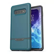 Funda Dura Anti Caidas Color Turquesa Para Galaxy S10 Plus