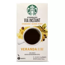 Starbucks Via Instant Coffee Blonde Roast Packets Veran.
