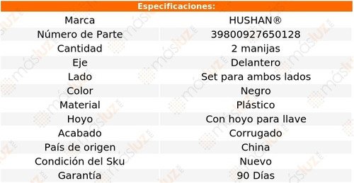 Set 2 Manijas Del Puerta Exterior Suzuki Sidekick 93 Hushan Foto 3