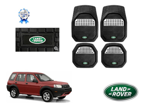 Tapetes Logo Land Rover + Cubre Volante Freelander 99 A 06 Foto 2