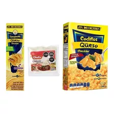 La Moderna Pack Spaghetti Y Coditos Con Queso Cheddar