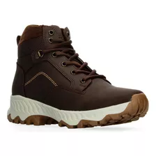 Bota Casual Marca Ozono Color Chocolate Para Hombre