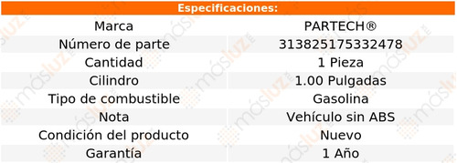 (1) Bomba De Frenos Toyota Land Cruiser 6 Cil 4.5l 93/94 Foto 3