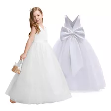 Vestido Formal Elegancia Para Niñas De Las Flores