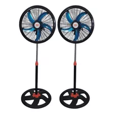 X2 Ventilador Silencioso 18 Pulgada 5 Aspa 3 Velocidad Pedes