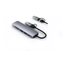 Adaptador Hub 5 En 1 Usb Y Tipo C