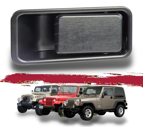 Manija Exterior Jeep Wrangler Cj Yj Tj 81-06 Chapa Puerta Foto 2