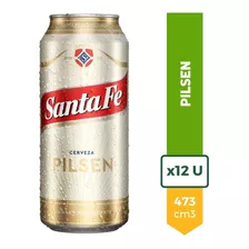 Cerveza Santa Fe Pilsen Lata 473ml Pack X12 La Barra Oferta