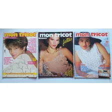 Kit Com 3 Revistas Mon Tricot N°79/97/105 Com As Receitas