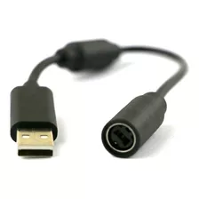 Cable Colilla Usb Compatible Con Control Xbox 360 Negro