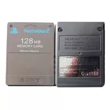 Memory Card 128 Mb Playstation 2 Ps2 Fotos Reais Do Produto