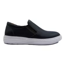 Zapatillas Panchas Hombre Cuero Elastico Livianas 4797