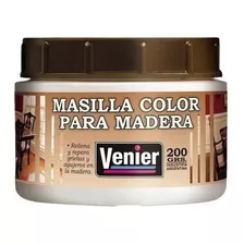 Masilla Color Para Madera Venier X 200gr Mapache