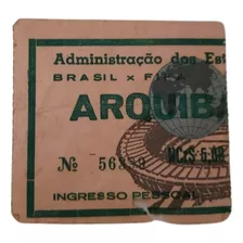 Ingresso Brasil Fifa Vintage No Estado 17