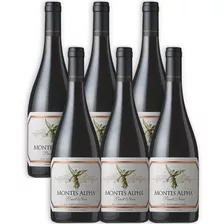 Montes Alpha Vino Pinot Noir Caja X6u 750ml Colchagüa Chile 