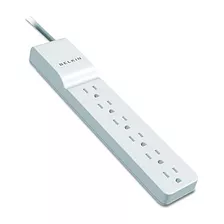 Power Strip, Protector Contra Sobretensiones Belkin, 6 Tomas