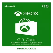 Gifit Card Xbox De 10$